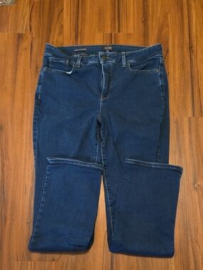 NYDJ Deep Indigo Marilyn Straight-Leg Jeans